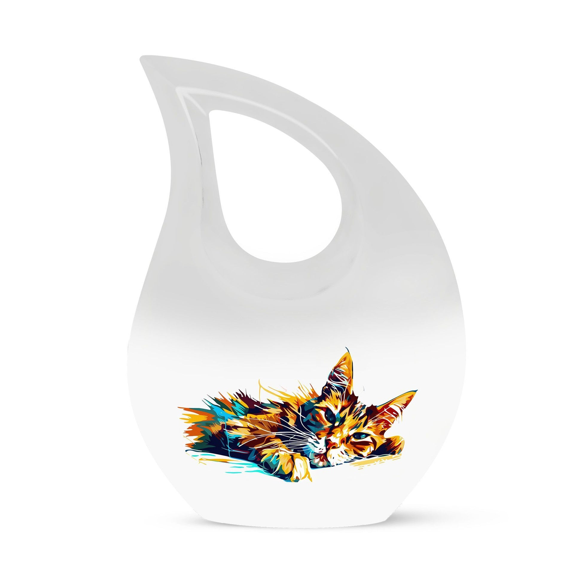 10-inch Aluminium Cat Urn 