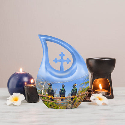 10 Inch Puffin Bird Urn 