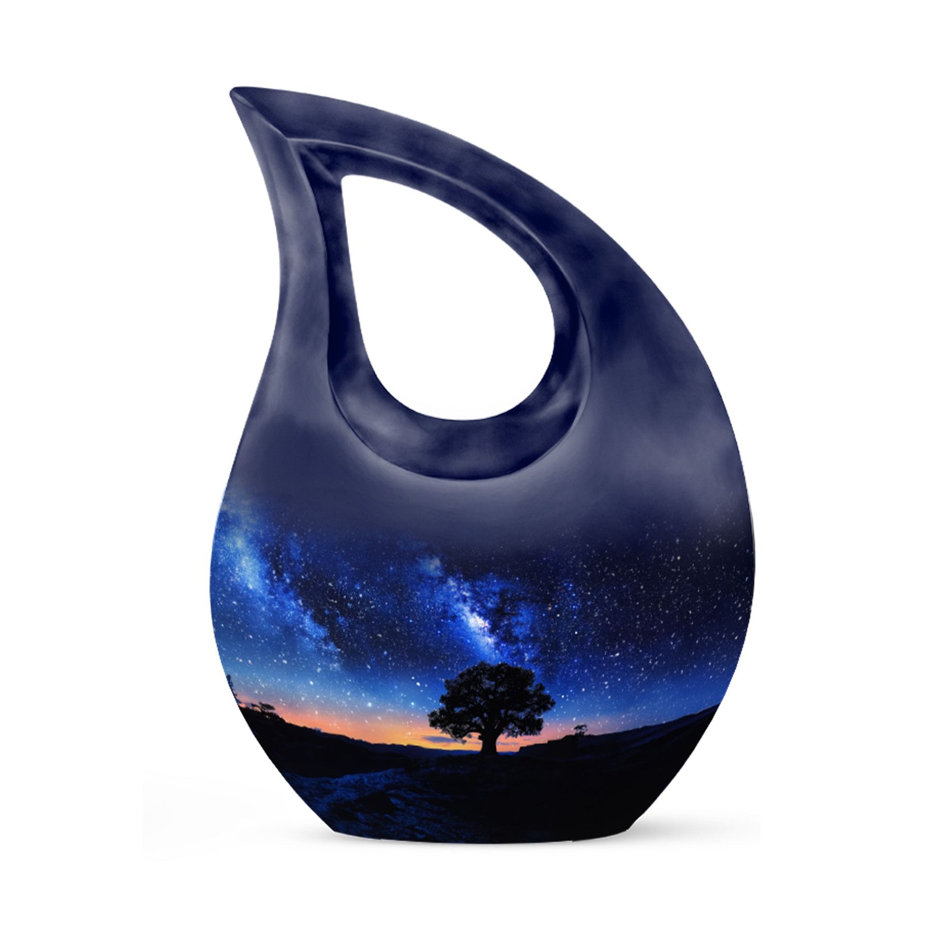 10-inch Cross Drop Milkyway Urn
