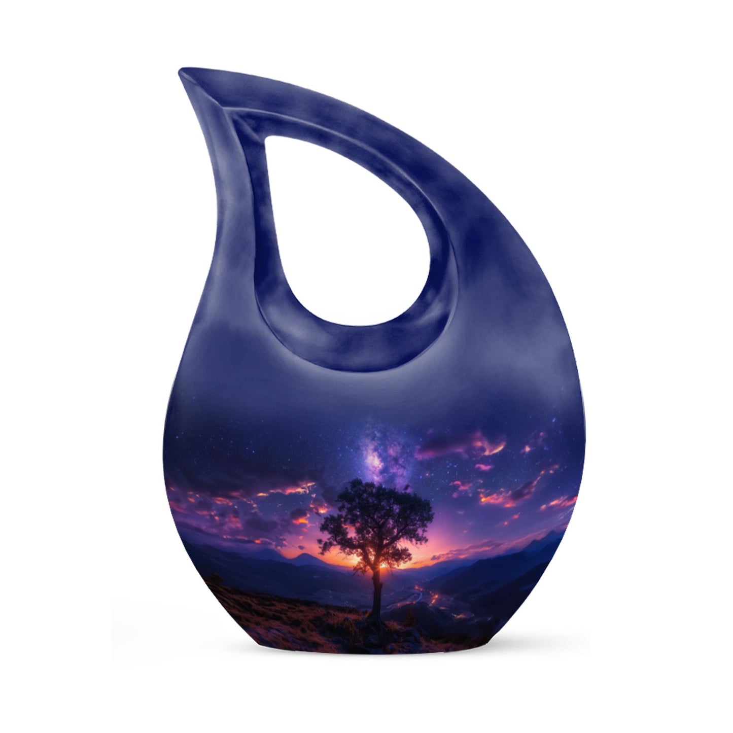 10-Inch Cross Drop design Milkyway Urn