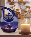 10-Inch Cross Drop design Milkyway Urn