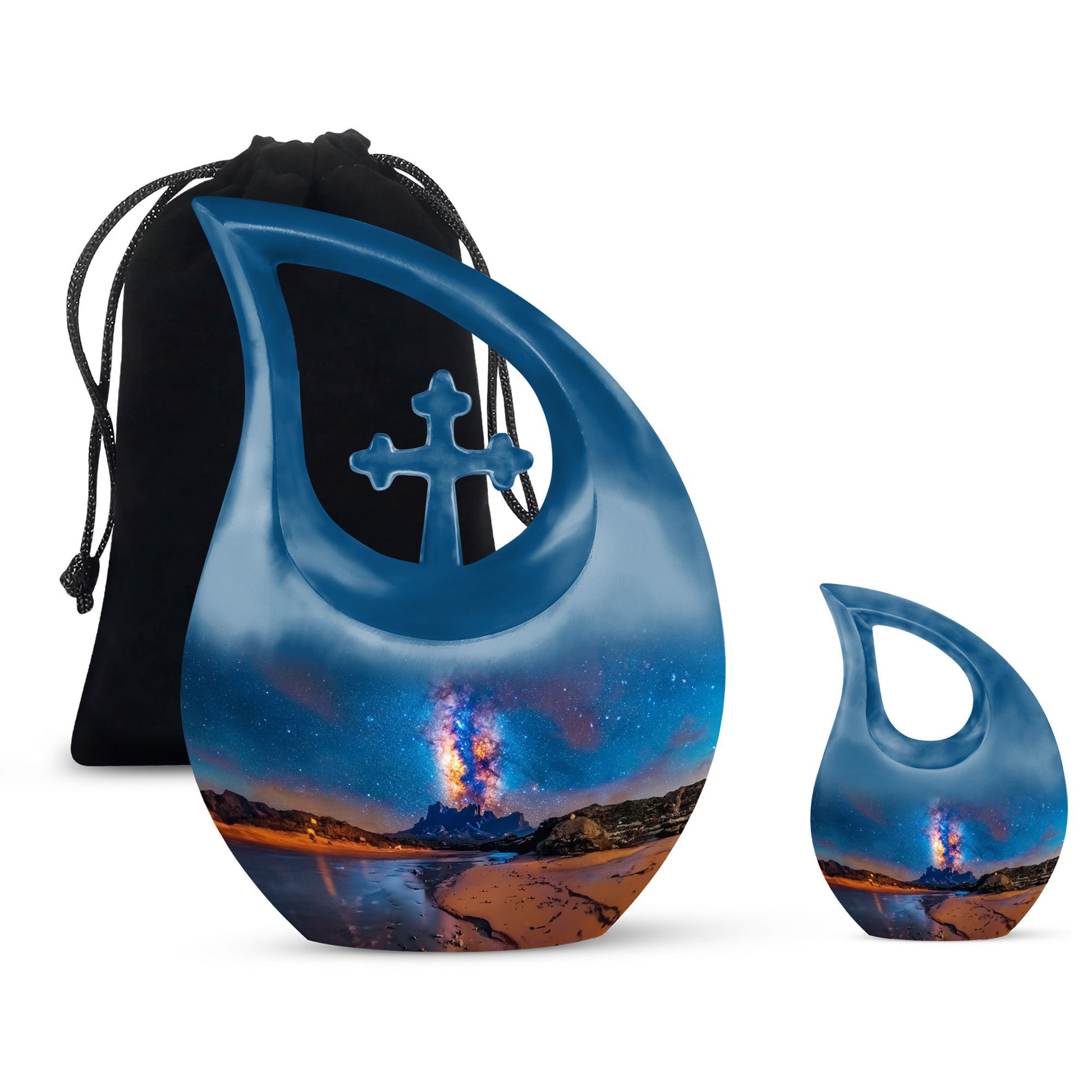 Milkyway Small & Large Urns For Ashes - Galaxy Cremation Urns