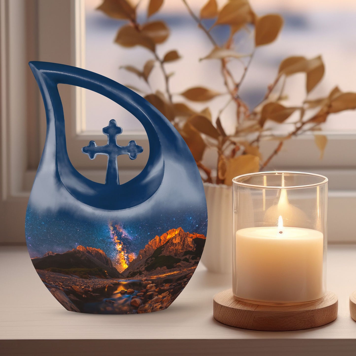 10 Inch Milkyway Urn 