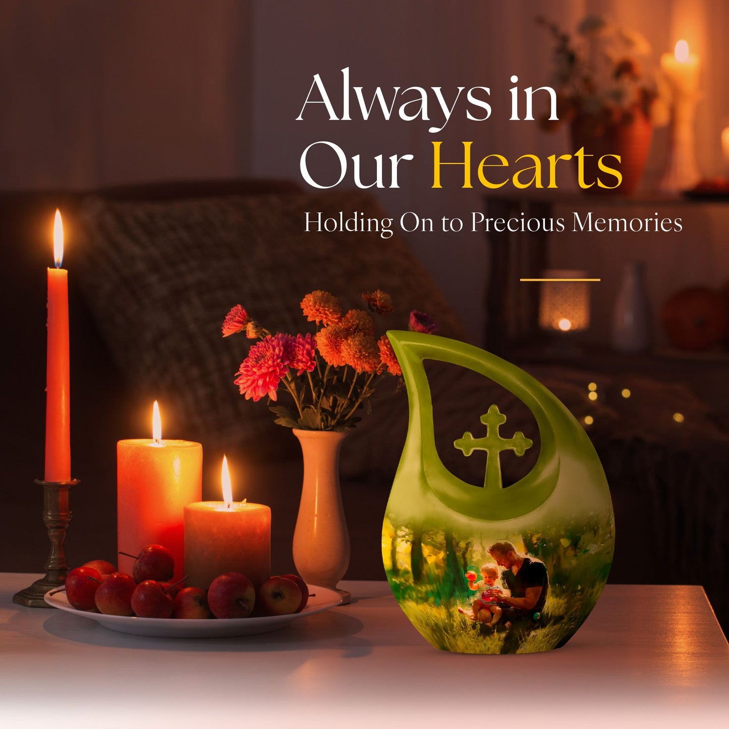 10-inch Father Memorial Urn 