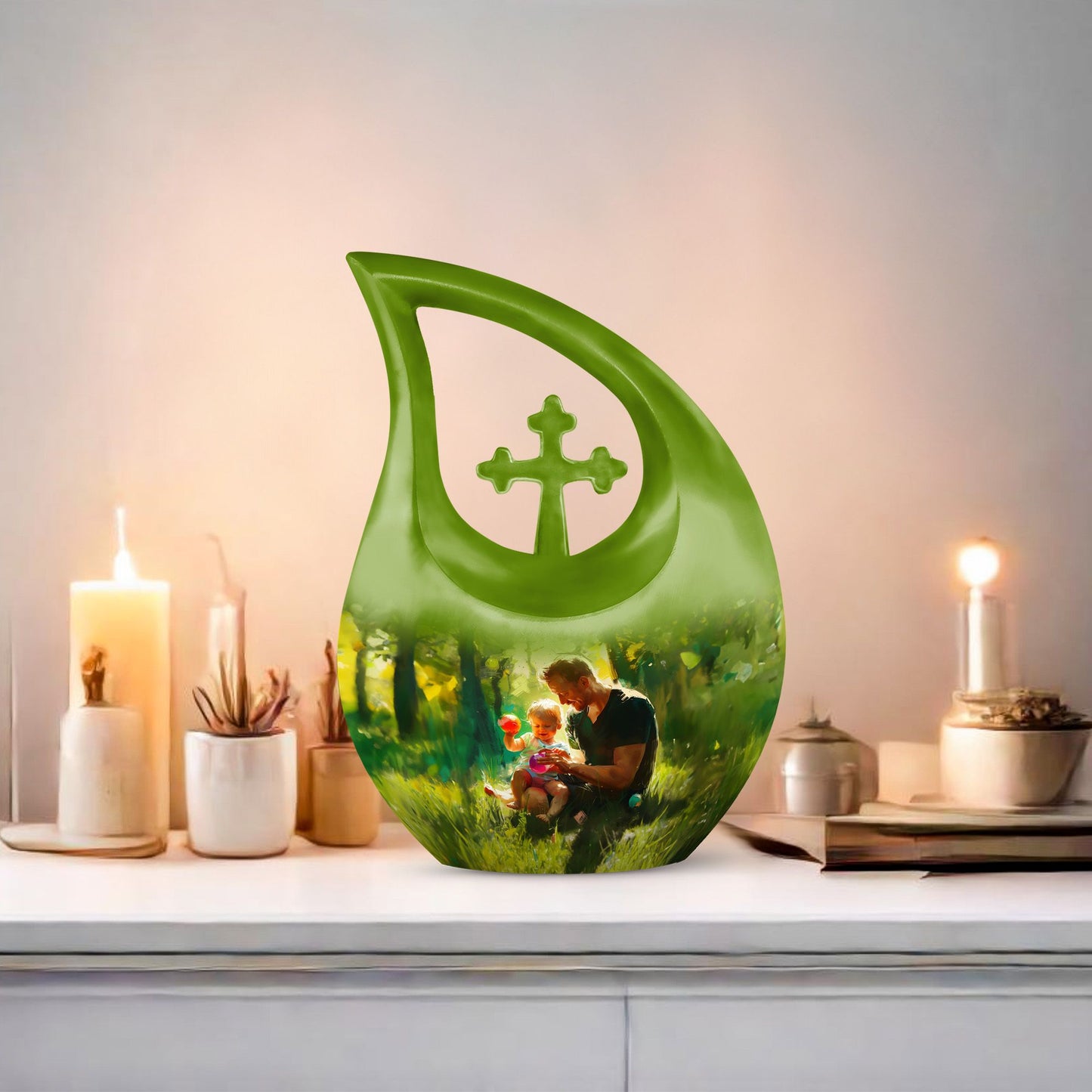 10-inch Father Memorial Urn 