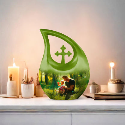 10-inch Father Memorial Urn 