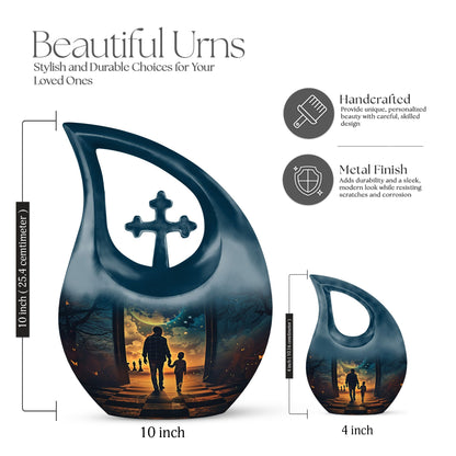 10-inch father urn