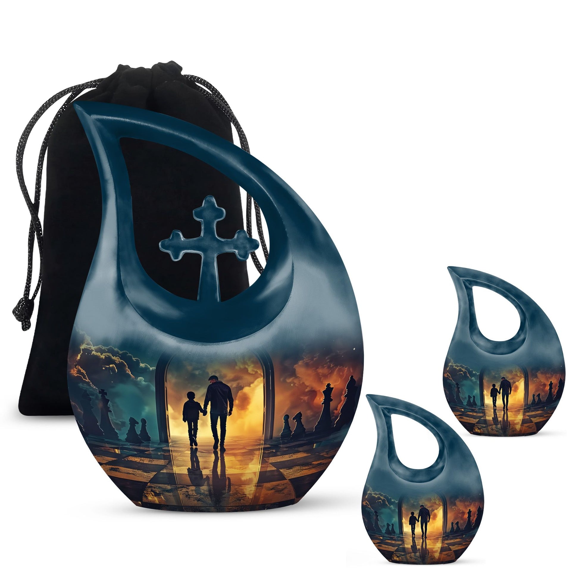 Father Medium Size Urns For Human Ashes Funeral, Ashes Cremation Urn