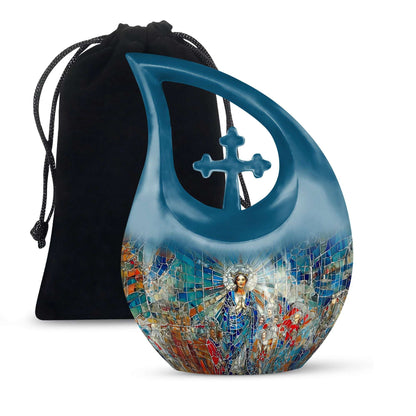 Virgin Mary Cremation Urn for Adult Ashes - Catholic Artistic Urns For Funeral