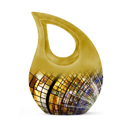 10-inch Stained Glass Urn 