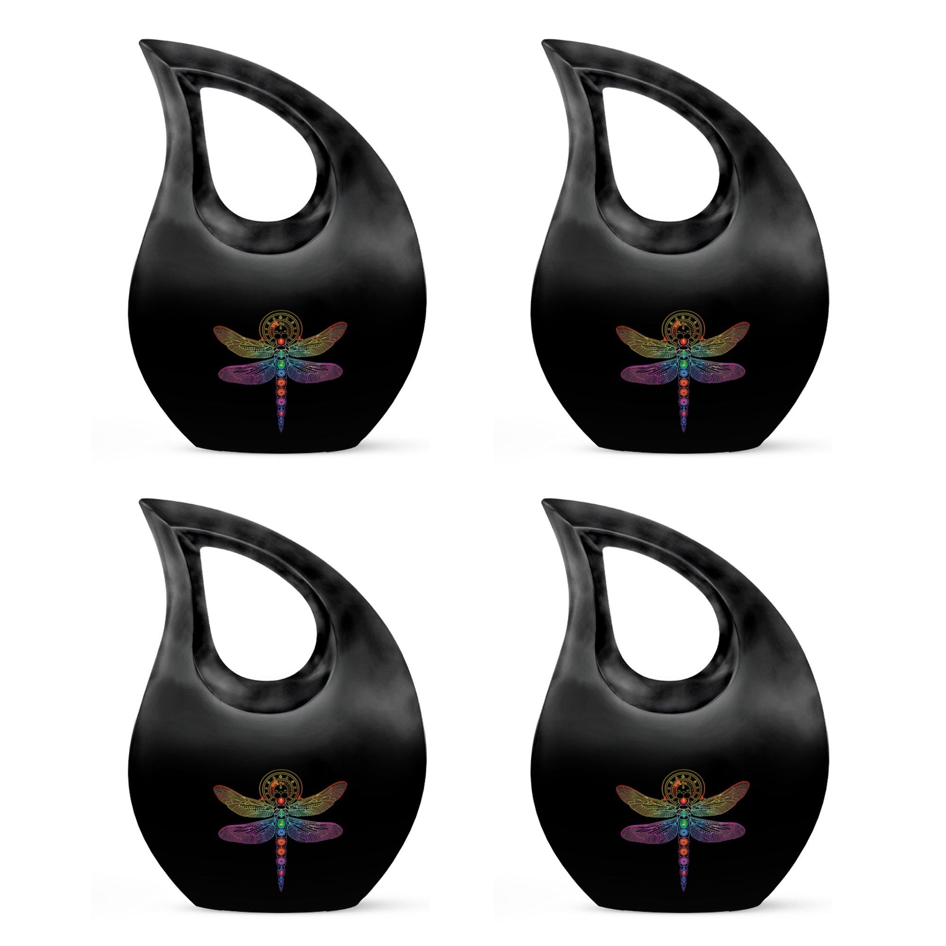 Cosmic Dragonfly Urns For Men Funeral, Ashes Memorial Urn