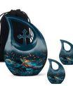Cosmic Dragonfly Cremains Containers Funeral, Ashes Urn For Ashes