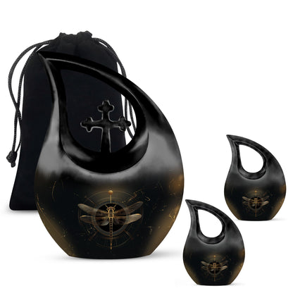 10-inch Cosmic Dragonfly Urn 