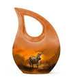 Zebra Urn For Ashes Adult Funeral, Ashes Cremation Urn