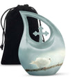 Dove Personalized Urn Funeral, Ashes Memorial Urn
