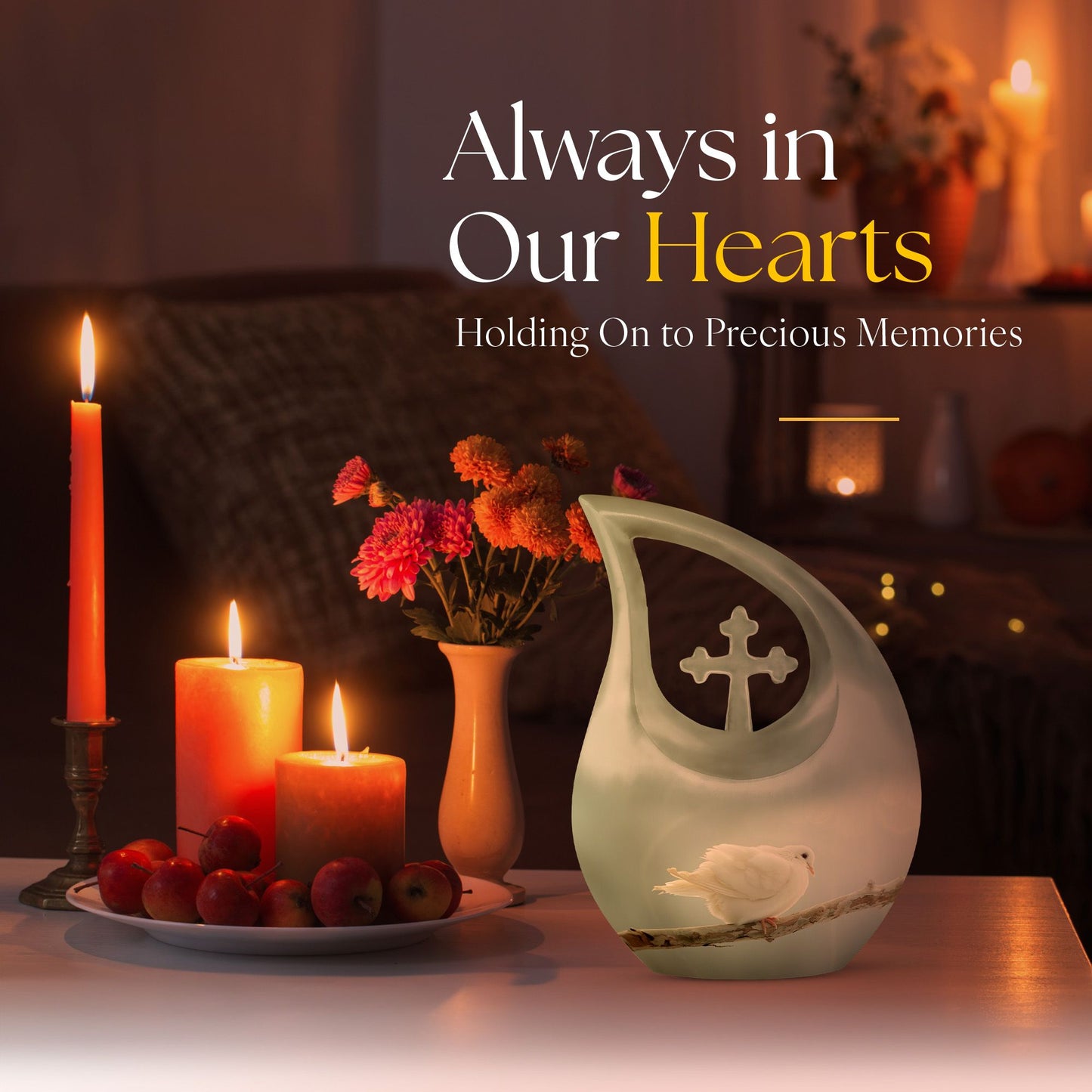 10 inch Dove Urn