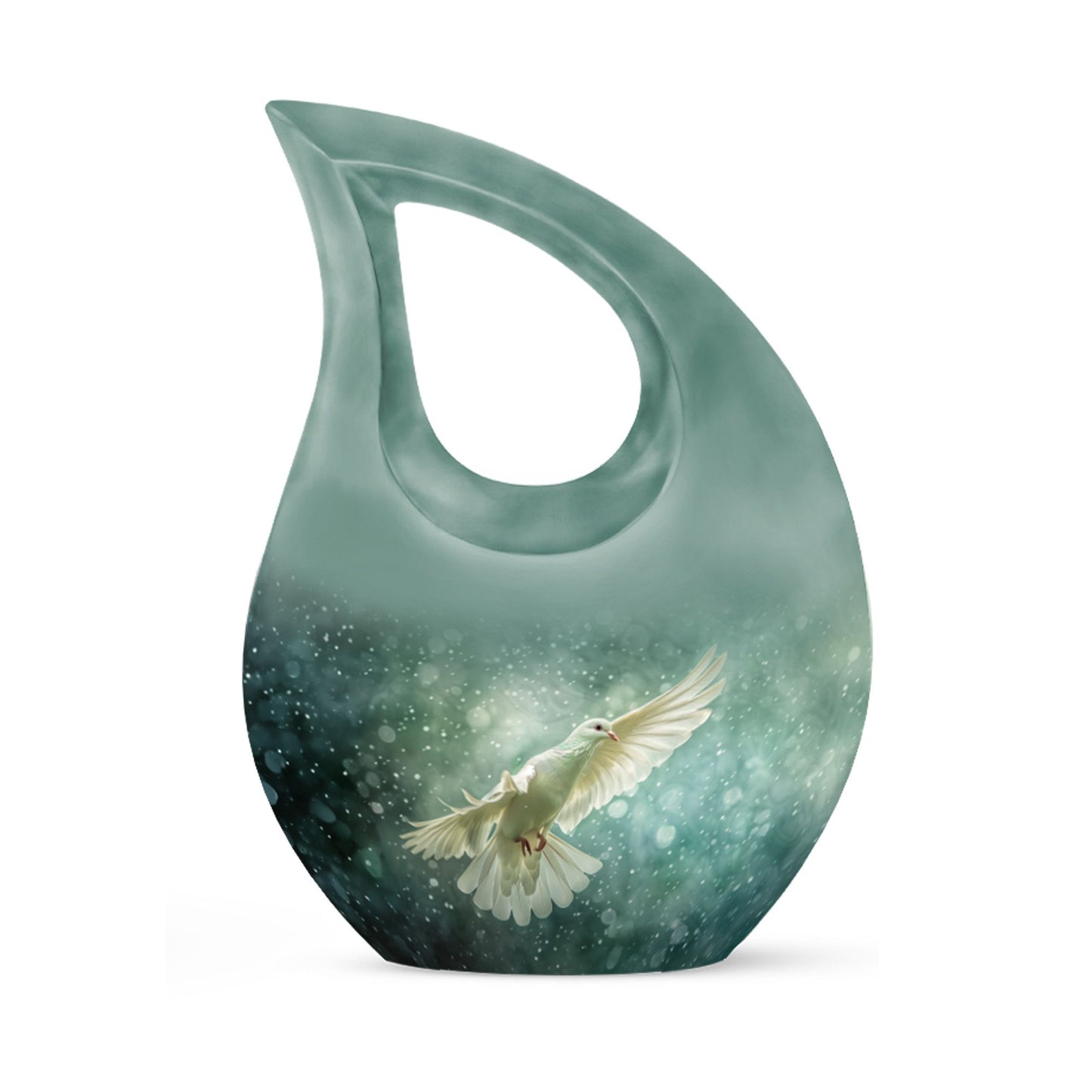 Dove-themed Cross Drop Dove Urn, 