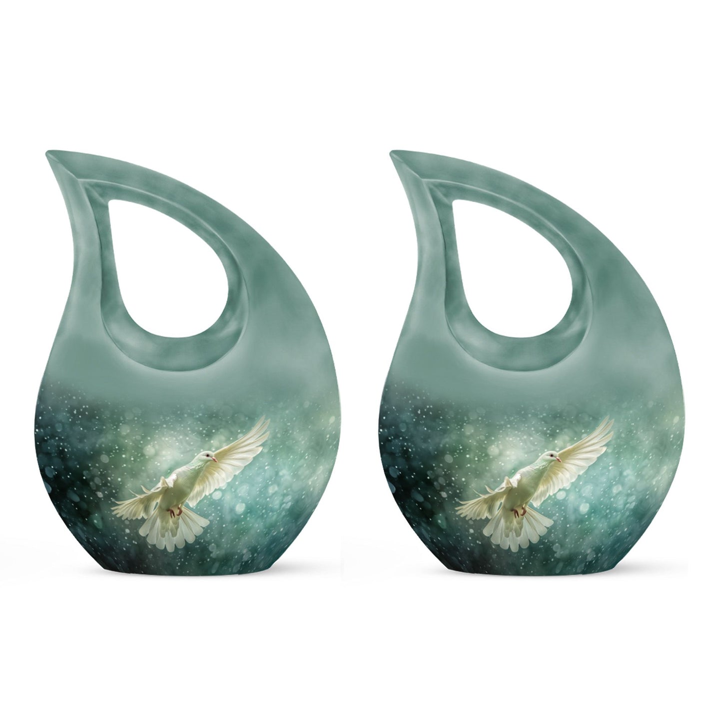 Dove-themed Cross Drop Dove Urn, 