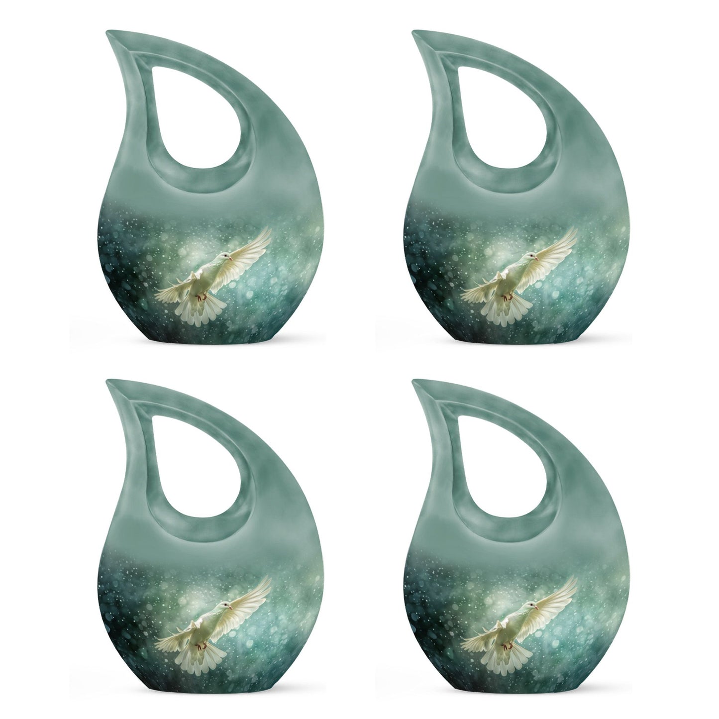Dove-themed Cross Drop Dove Urn, 