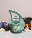 Dove-themed Cross Drop Dove Urn, 