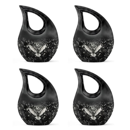 10-inch Dove Urn with Cross Drop design,