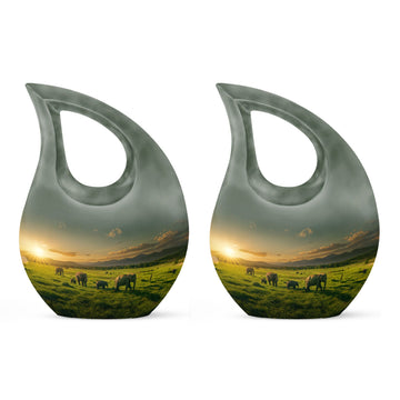 Small Urn Set of 2 -3