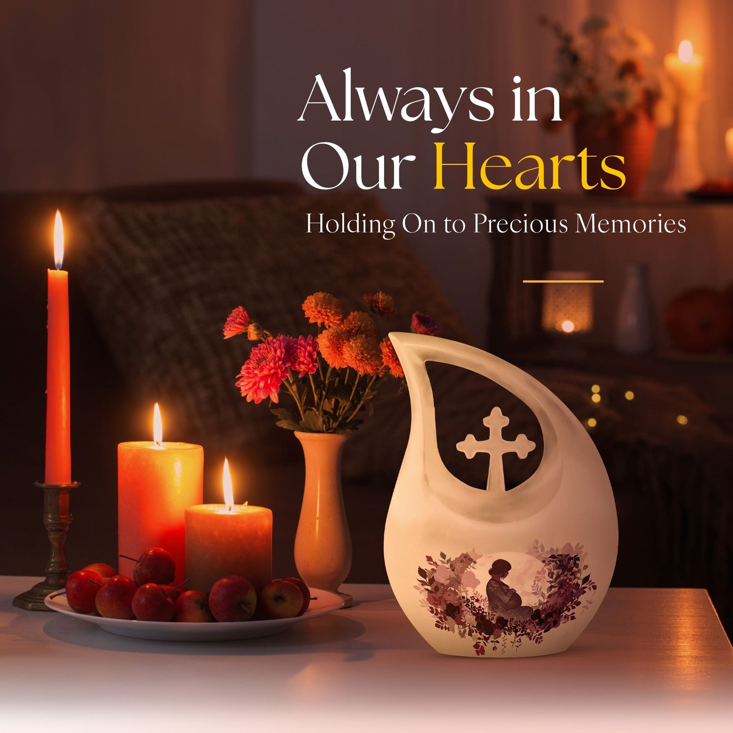10-inch All Faith Funeral Mother Urn