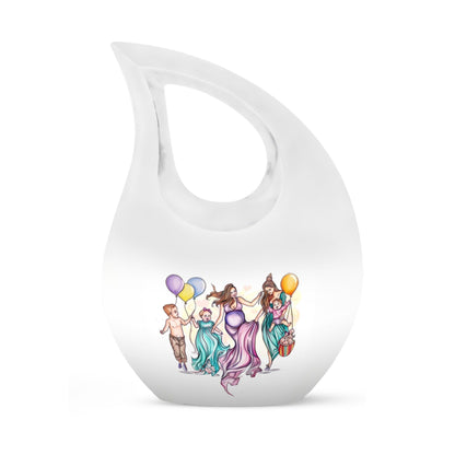 10-inch Cross Drop Mother Urn 