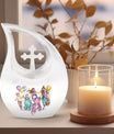 10-inch Cross Drop Mother Urn 