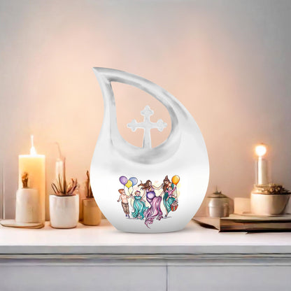 10-inch Cross Drop Mother Urn 