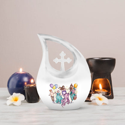 10-inch Cross Drop Mother Urn 