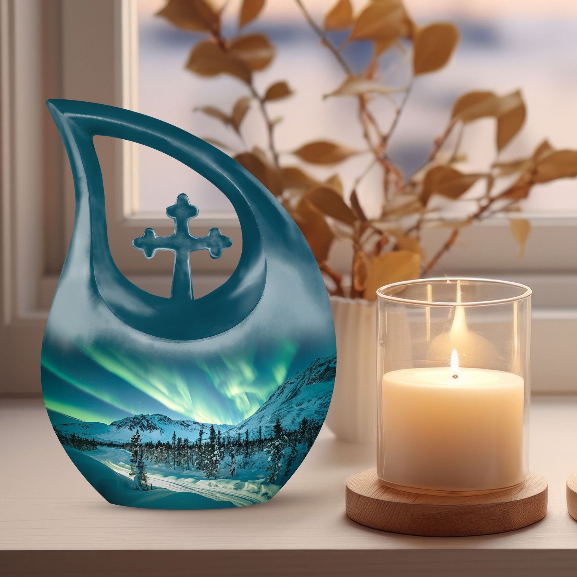 Northern Lights Urn