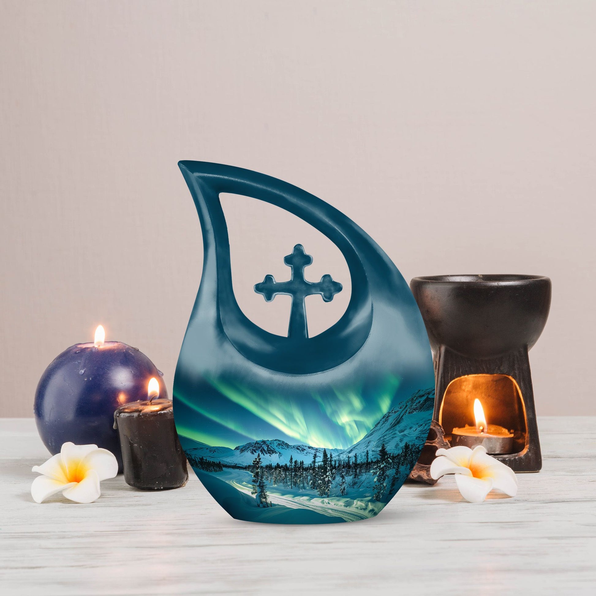 Northern Lights Urn