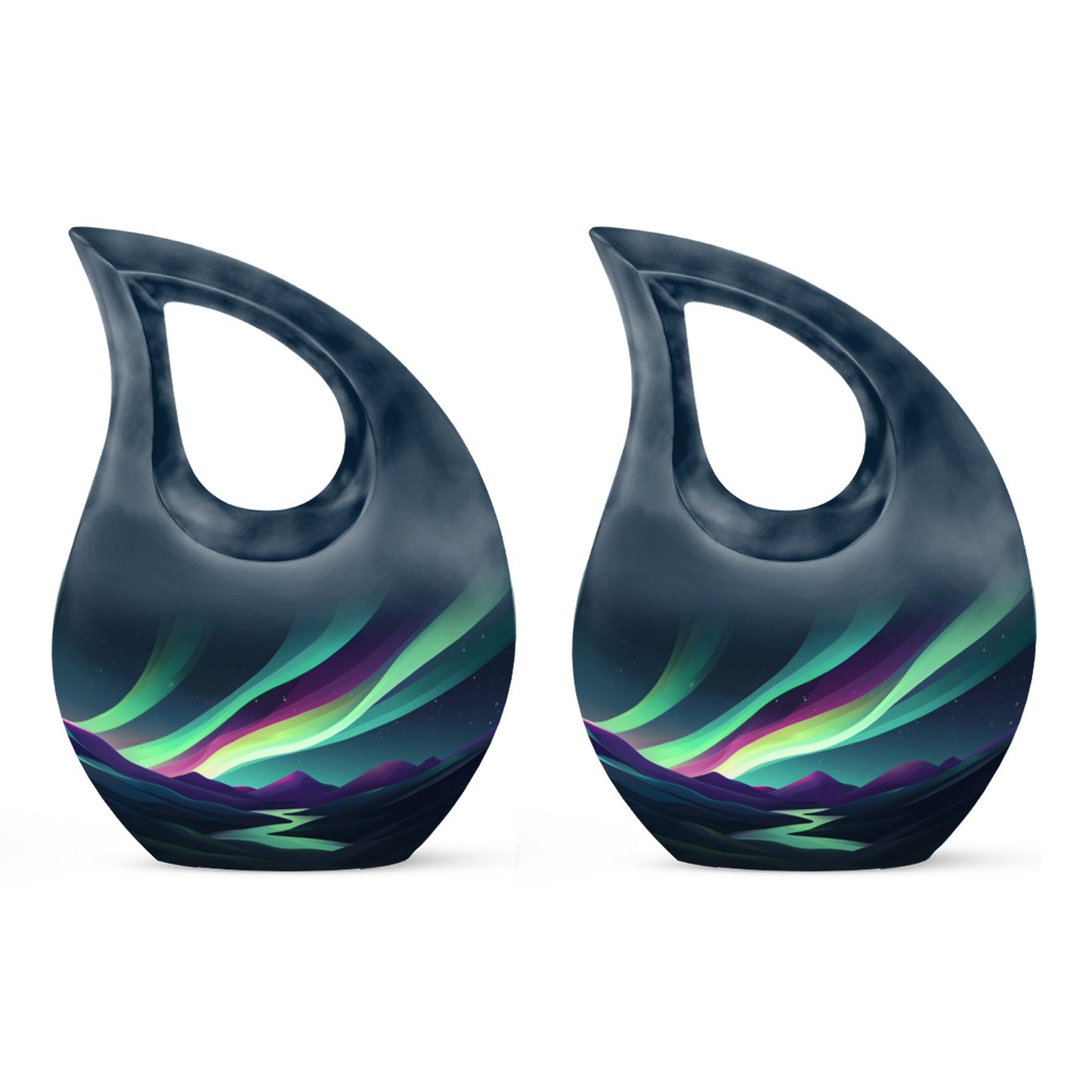 Personalized Galaxy Keepsake Urn for Human Ashes - 10-inch, 200 cu in - Yatskia