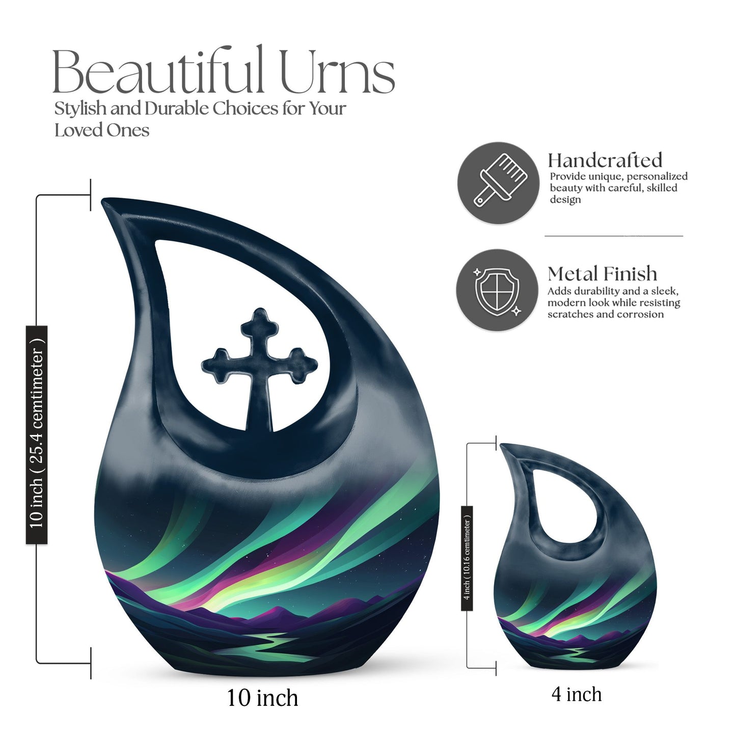 10-inch Northern Lights Urn 