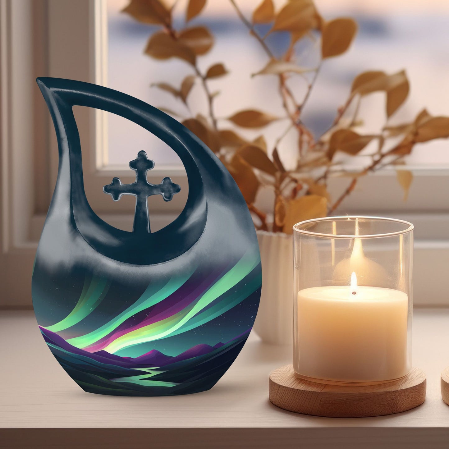 10-inch Northern Lights Urn 