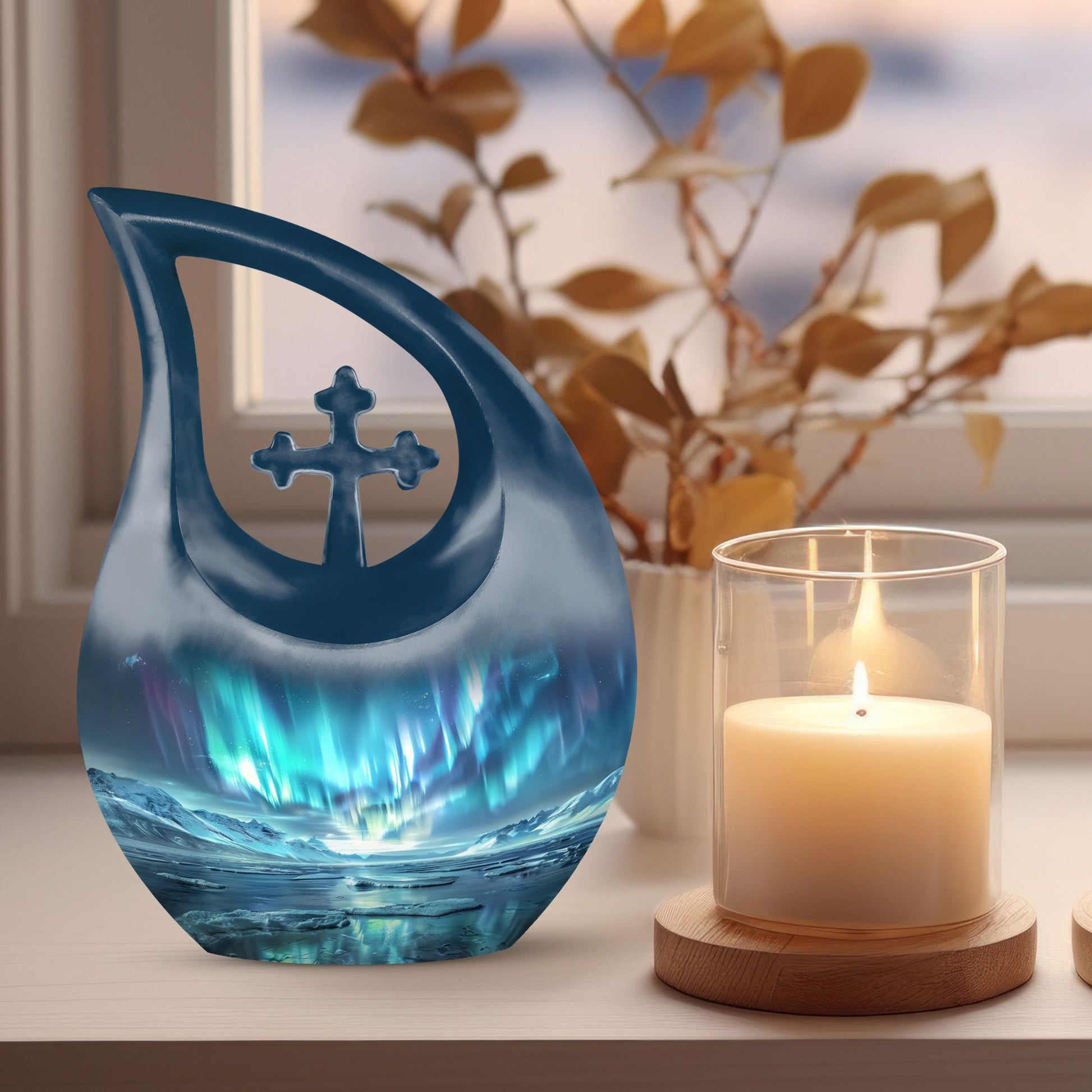 10-inch Extra Large Northern Lights Urn