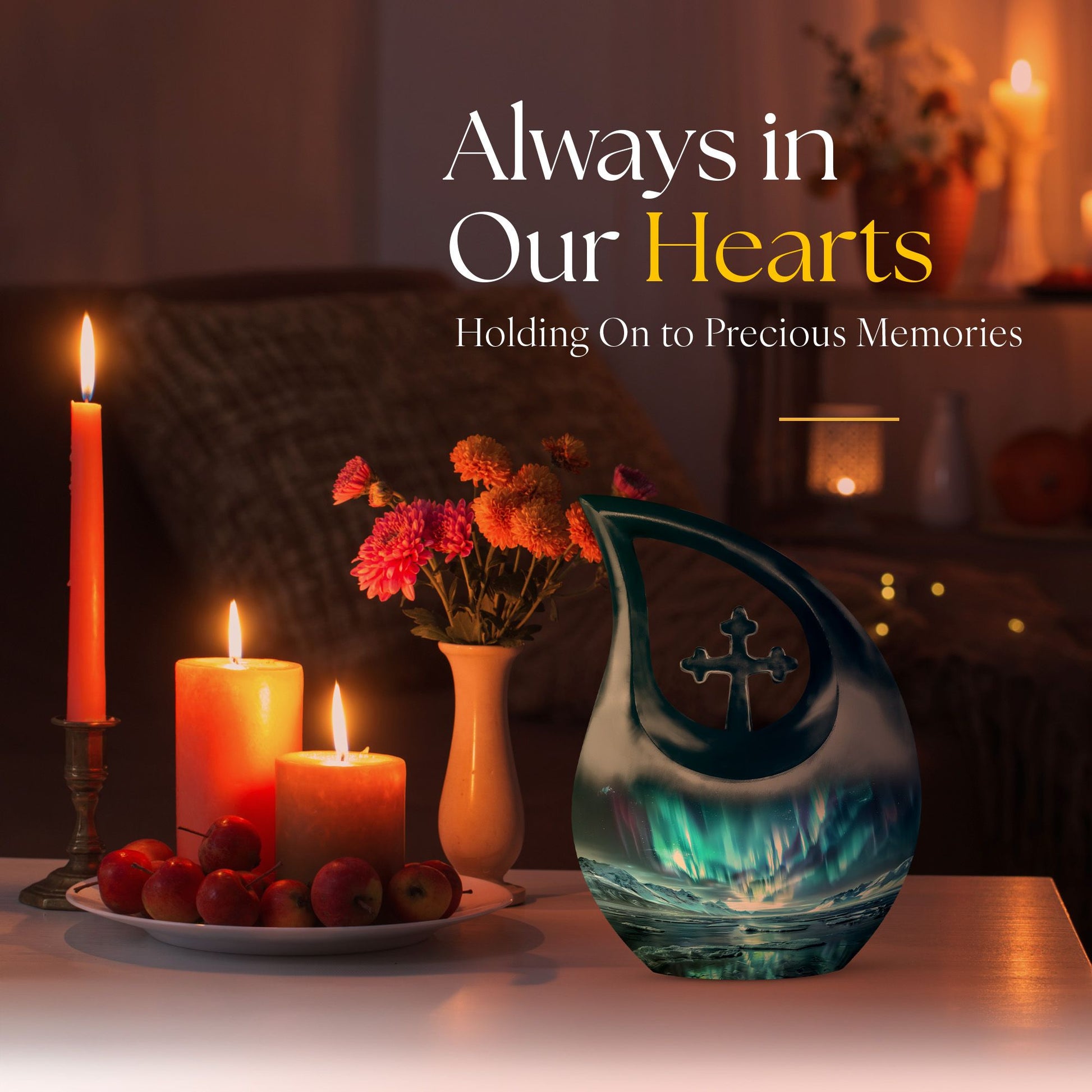 10-inch Extra Large Northern Lights Urn