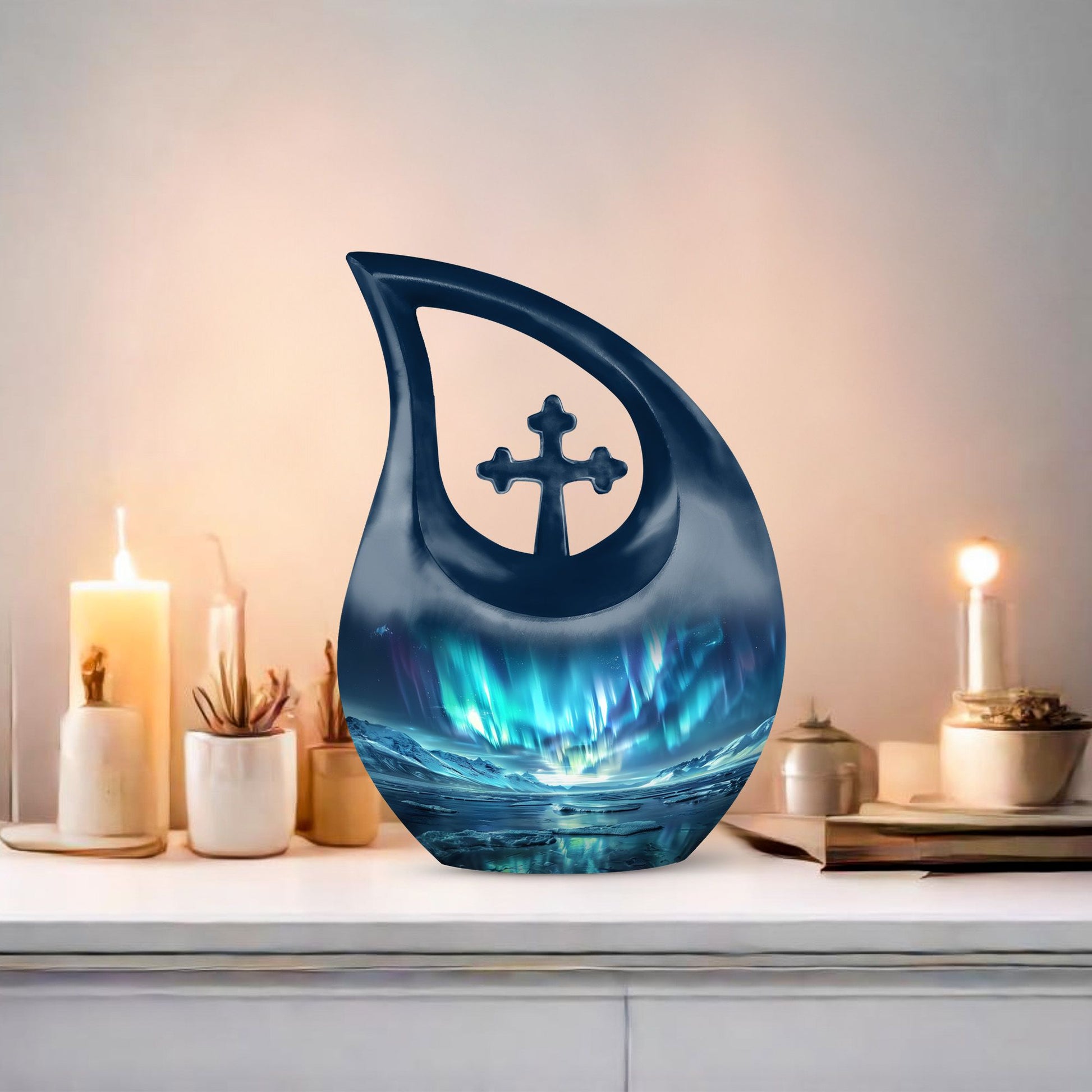 10-inch Extra Large Northern Lights Urn