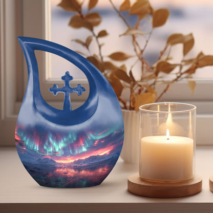 10-Inch Northern Lights Medium Urn 