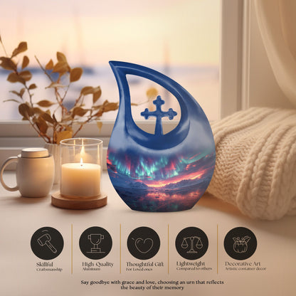 10-Inch Northern Lights Medium Urn 