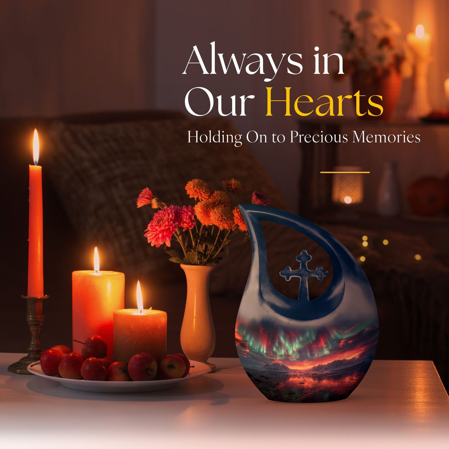 10-Inch Northern Lights Medium Urn 