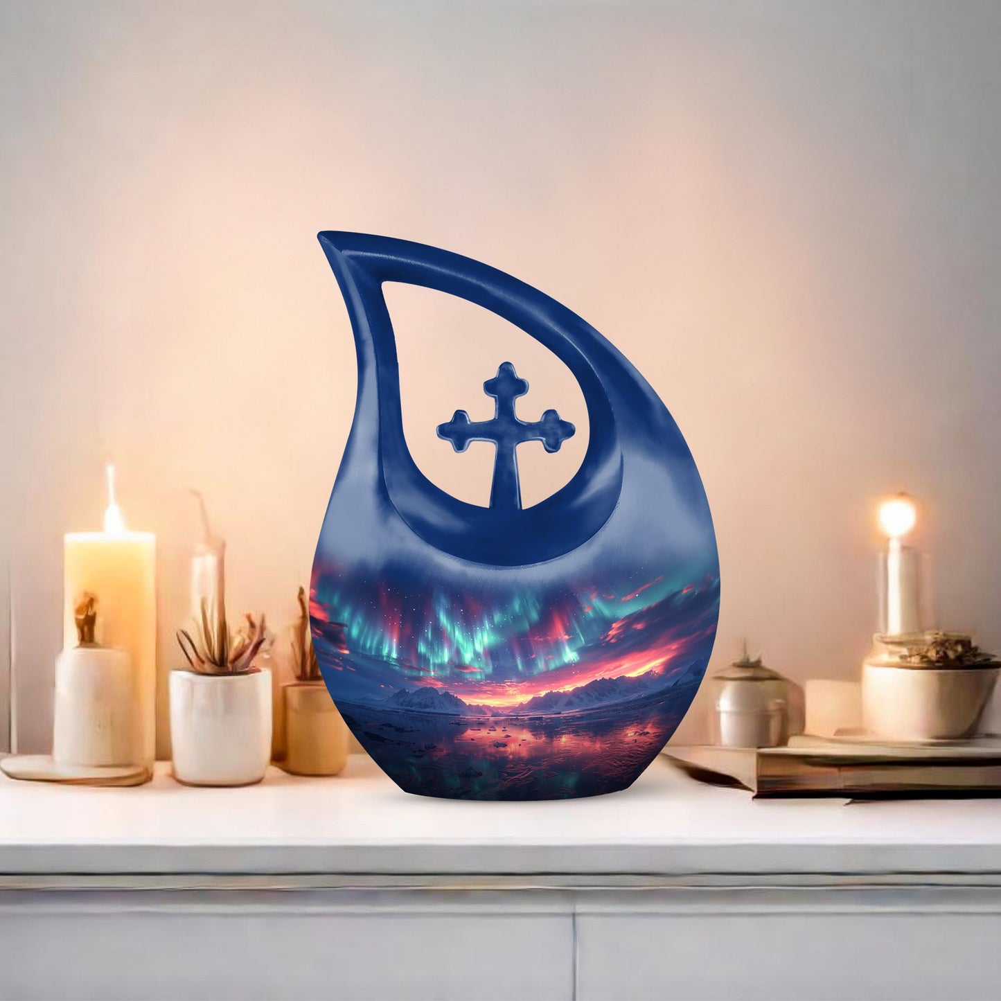 10-Inch Northern Lights Medium Urn 
