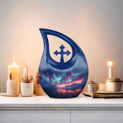 10-Inch Northern Lights Medium Urn 