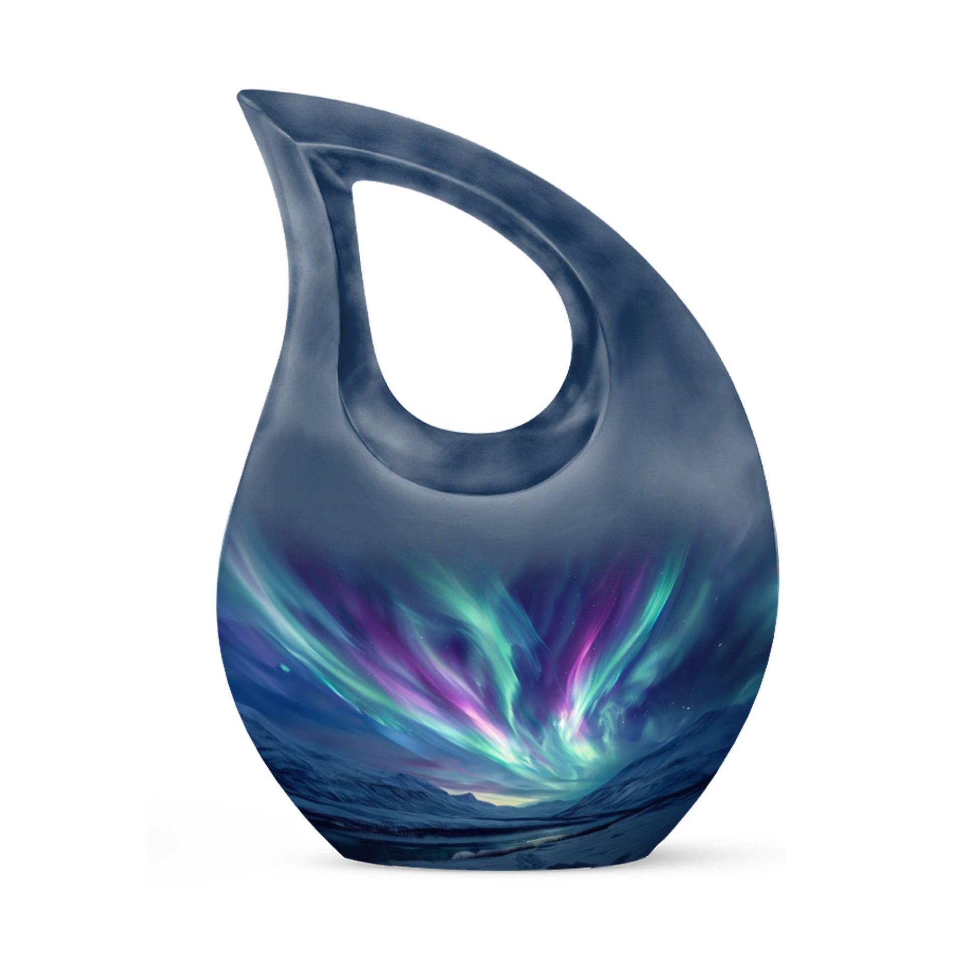 Northern Lights Funeral Urns For Ashes - Cremation Urn For Human