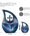 10 Inch Northern Lights Urn, 