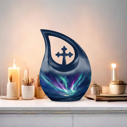 10 Inch Northern Lights Urn, 