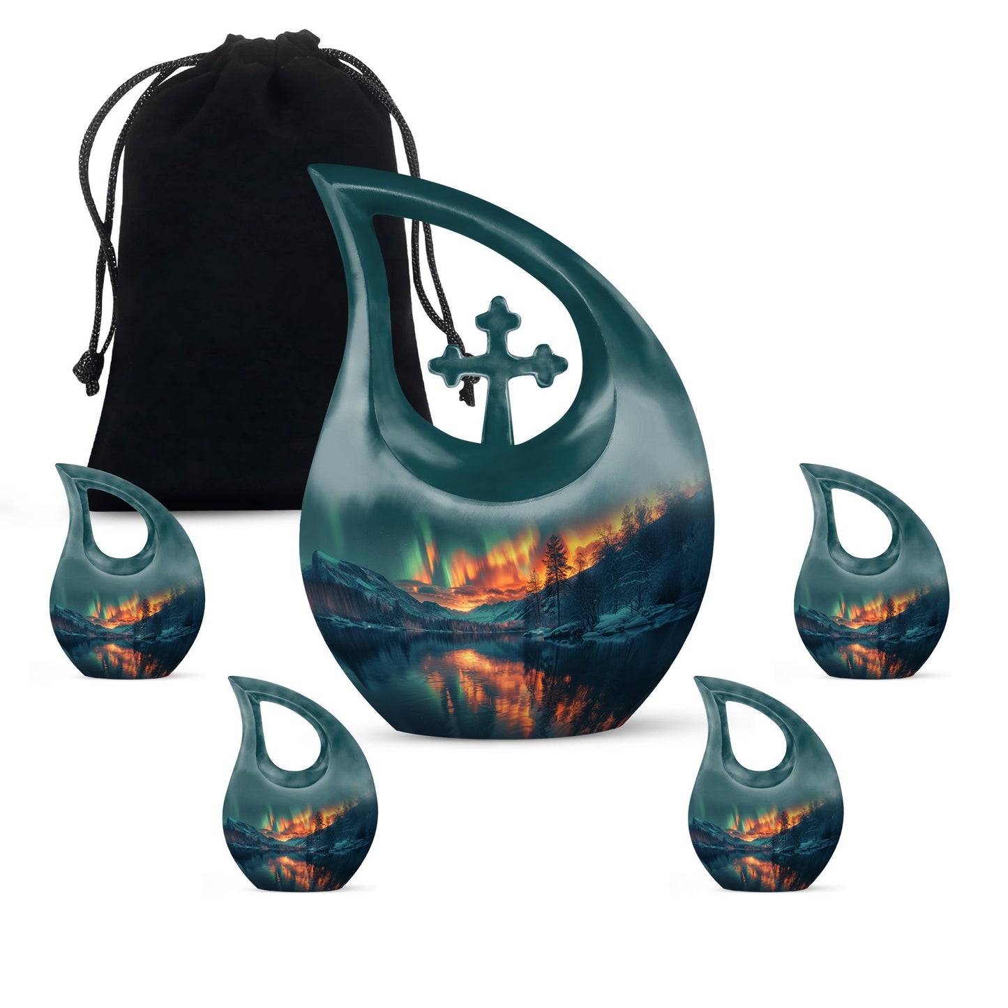 10-Inch Northern Lights Urn 