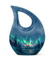 Aluminium Northern Lights Urn 