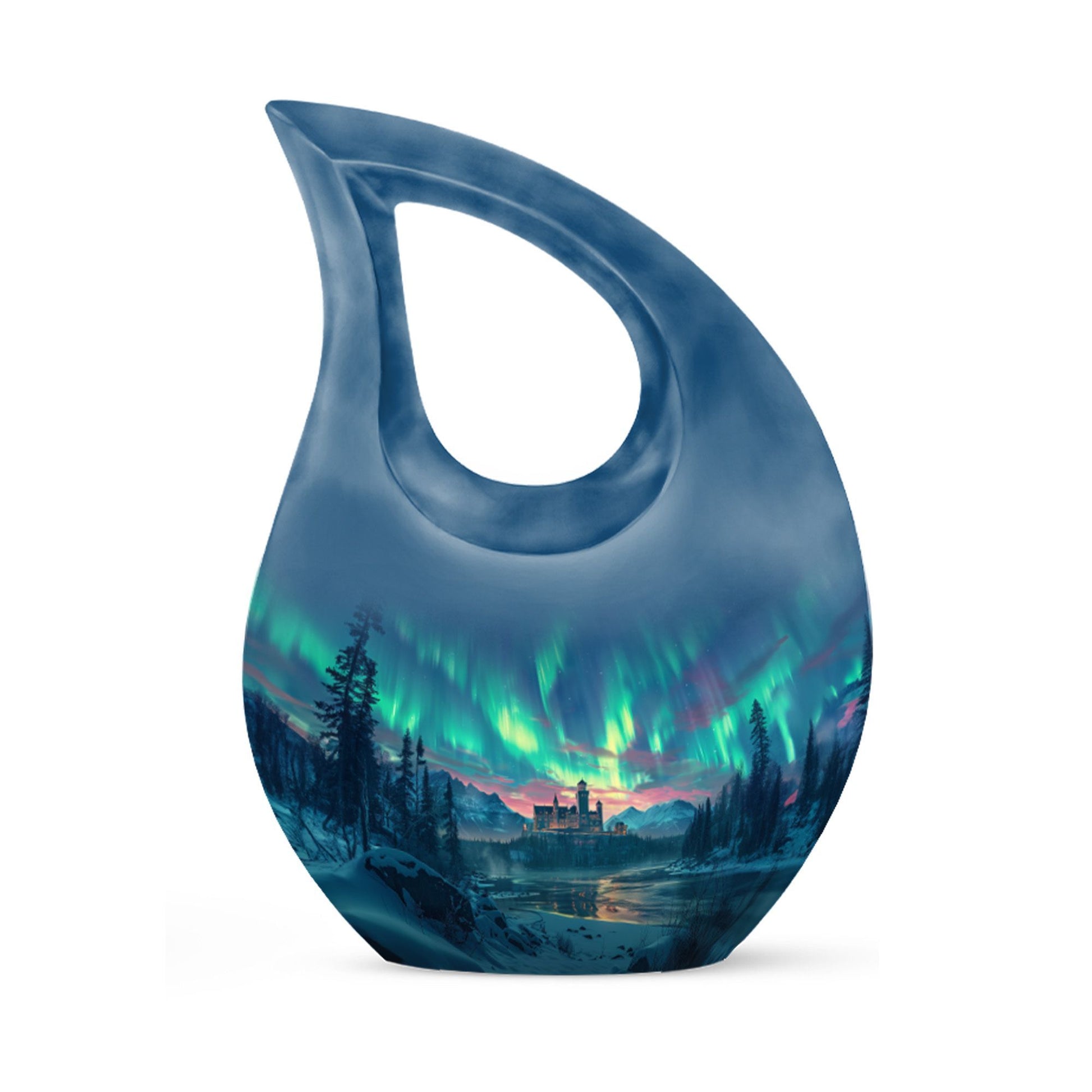 Aluminium Northern Lights Urn 